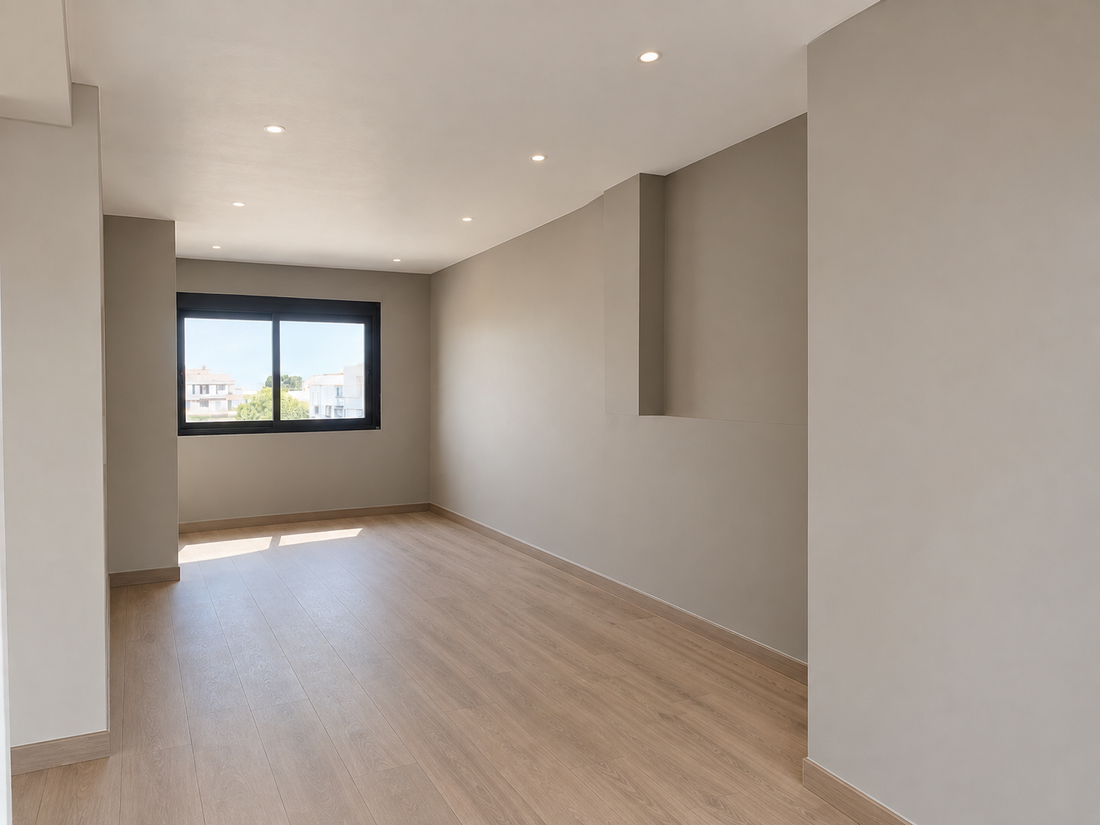 pintura de una habitacion de matrimonio